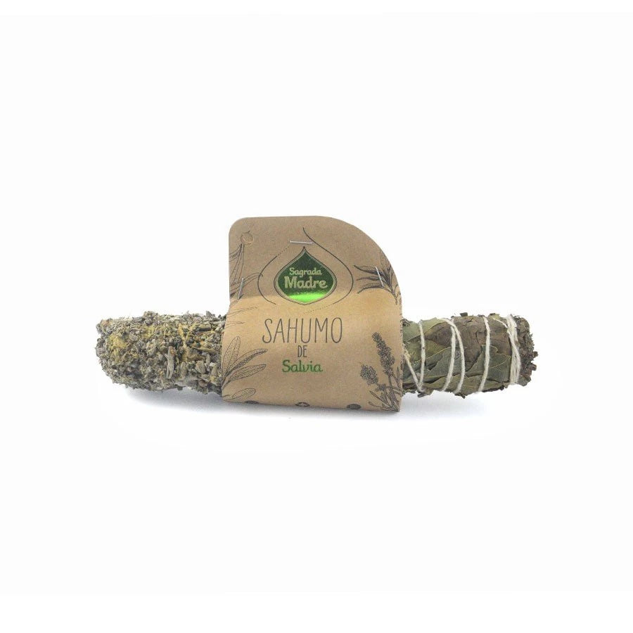 Sahumo de Salvia y Aromáticas Sagrada Madre - Purifica tu espacio con energía positiva