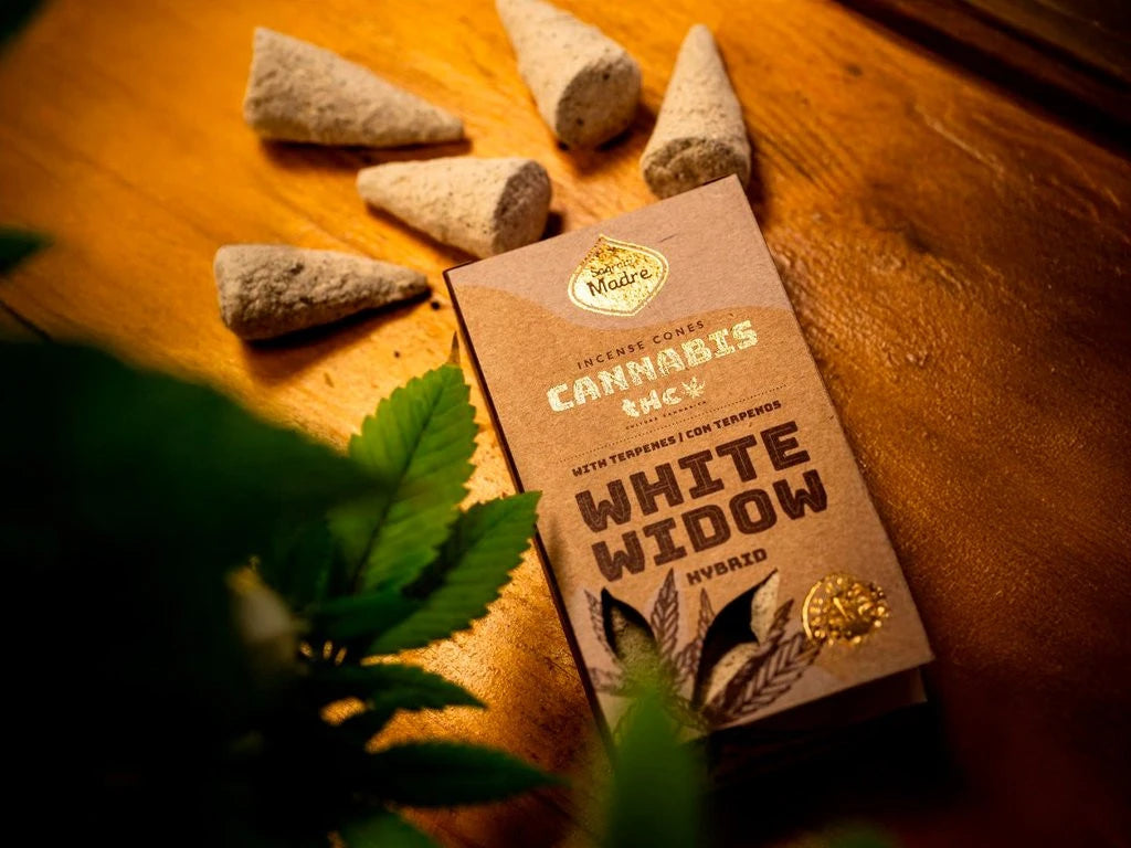 SAHUMERIO EN CONO LINEA CANNABIS SAGRADA MADRE X 1