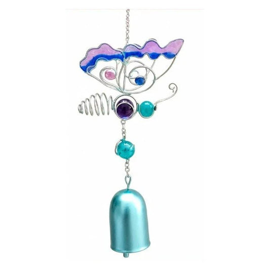 COLGANTE MOVIL MARIPOSA CON CAMPANA Y ANTENAS
