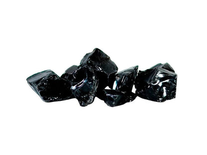 Piedra obsidiana en bruto x 100g