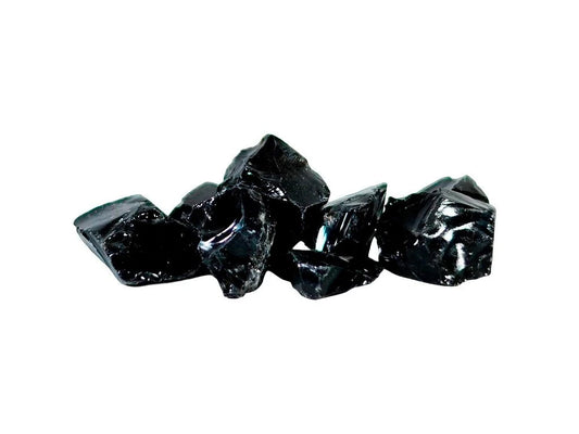 Piedra obsidiana en bruto x 100g