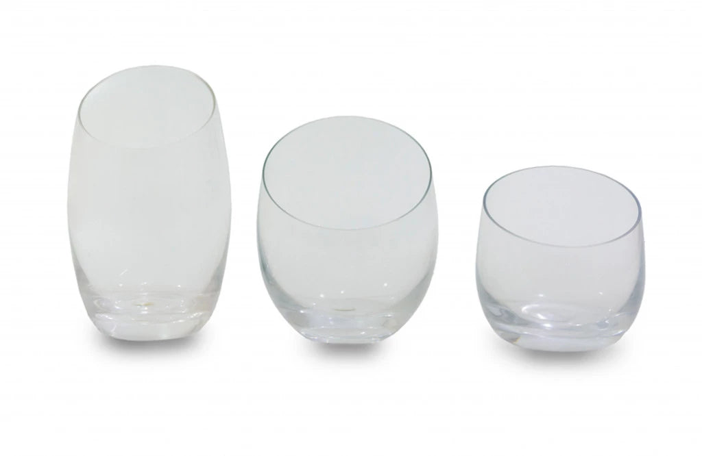 Set de 3 Copones de Cristal