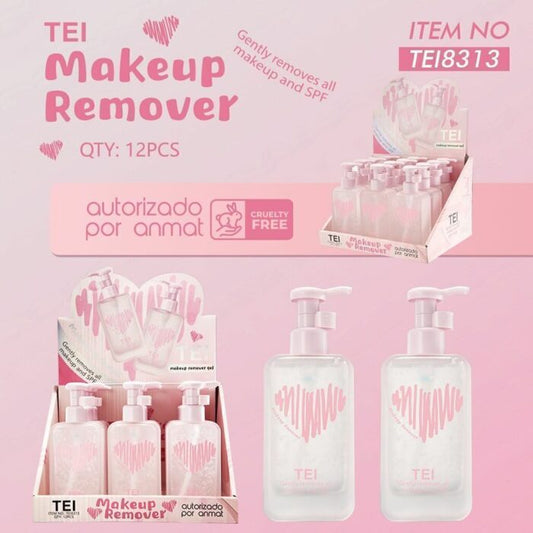DESMAQUILLANTE TRANSPARENTE EN GEL TEI
