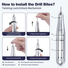 TORNO INALAMBRICO SG710 PORTABLE NAIL DRILL