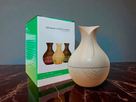 HUMIDIFICADOR FLORERO SIMIL MADERA