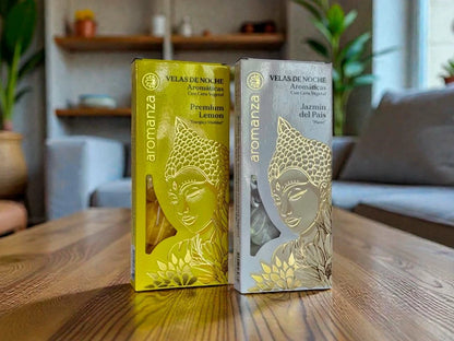 VELAS DE NOCHE AROMATICAS AROMANZA X10U. - X1