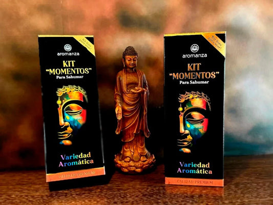 Kit momentos: 30 varillas, 12 conos, porta sah