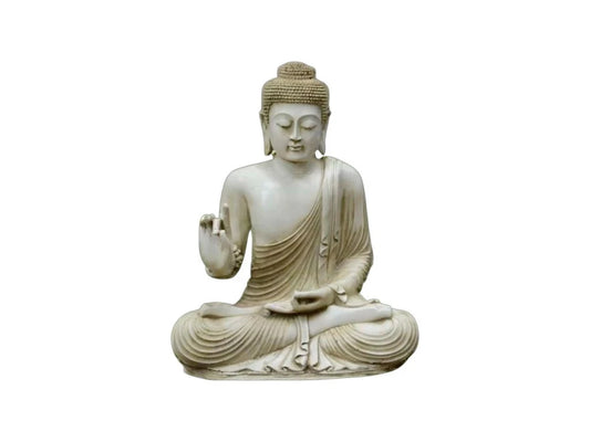IMAGEN RESINA ARTESANAL BUDA S/PEDESTAL 75CM