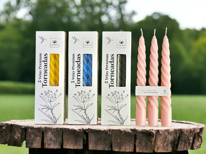 Velas Premium Torneadas 20 cm