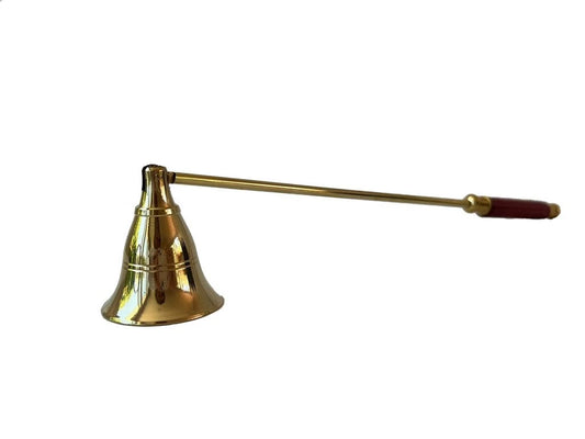 Apaga velas de bronce y madera