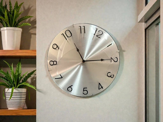 RELOJ DE PARED METALICO 30CM