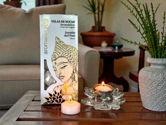 VELAS DE NOCHE AROMATICAS AROMANZA X10U. - X1