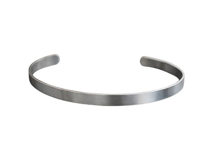 PULSERA ACERO LISA / LABRADA FINA