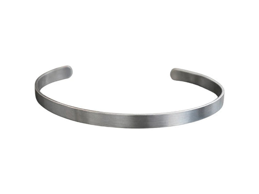PULSERA ACERO LISA / LABRADA FINA