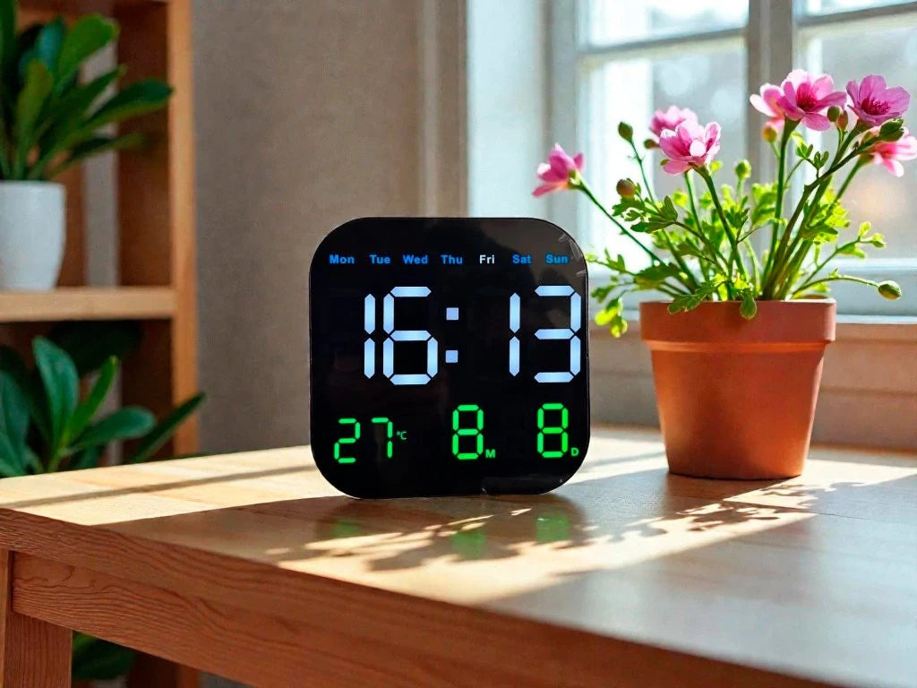 RELOJ DE PARED LED 18.5CM USB