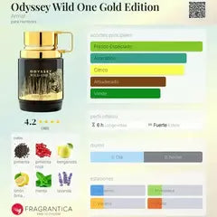 PERFUME ODYSSEY WILD ONE GOLD EDITION 100ML