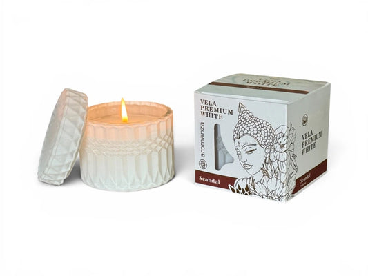 VELA AROMANZA PREMIUM WHITE AROMATICA X 1
