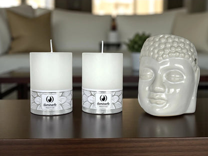 Deco Line Largo 8 x 5.6 cm - Velas Neutras