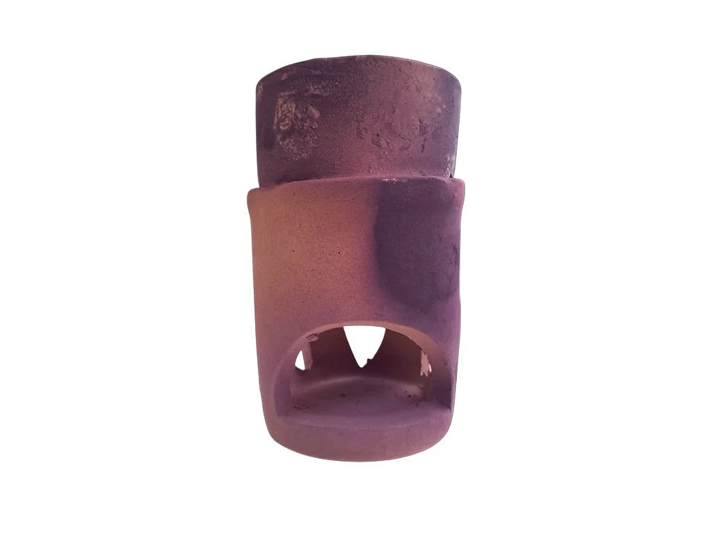 HORNILLO RUSTICO DOBLE PINTADO 2PZAS CHICO 12X6.5CM