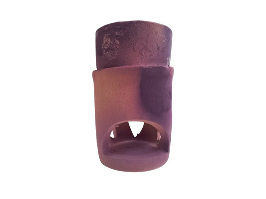 HORNILLO RUSTICO DOBLE PINTADO 2PZAS CHICO 12X6.5CM