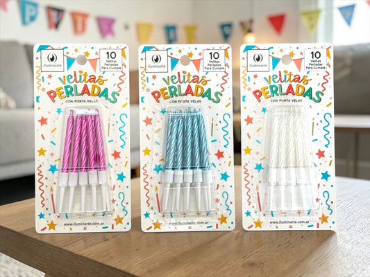 Mini Vela (10 unidades) | Velas de Cotillón