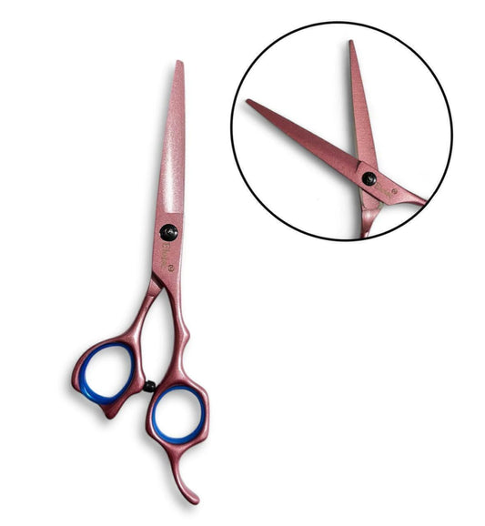 Tijera ROSA METALIZADA recta N`14 ELOISE