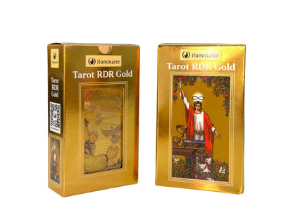TAROT RIDER GOLD CON CARTAS DORADAS X1