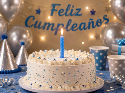 Vela para torta individual