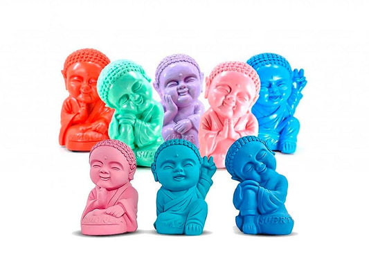 Imagen 21 cm Yeso Buda Bebé en Colores - Decoración Zen