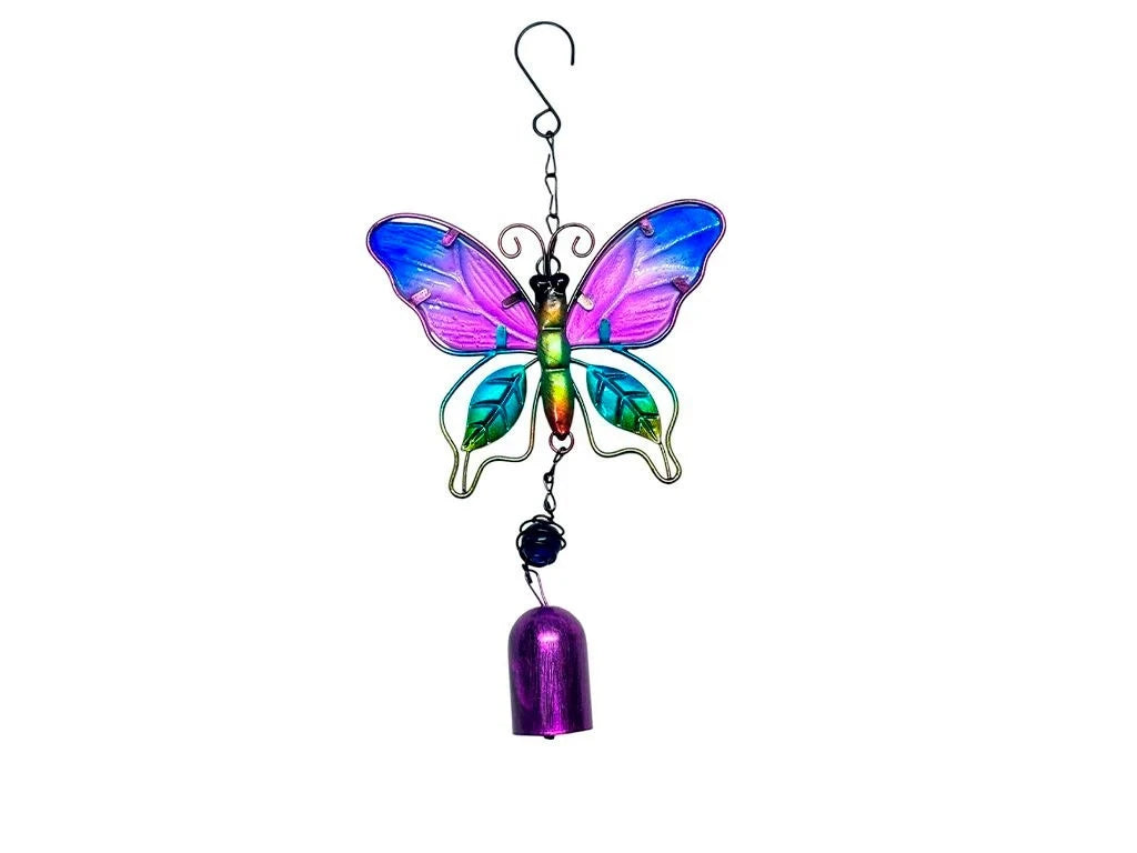 Colgante móvil mariposa con campana