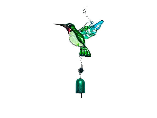 Colgante móvil colibrí con campana 35cm