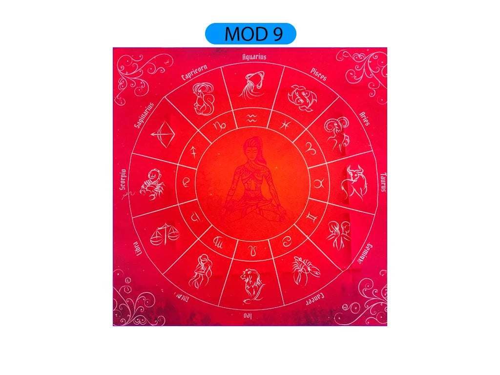 Paño de Tarot Zodiacal Chico 50x50cm