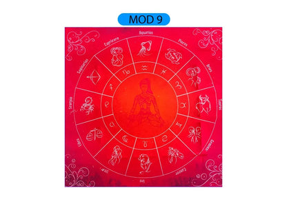 Paño de Tarot Zodiacal Chico 50x50cm