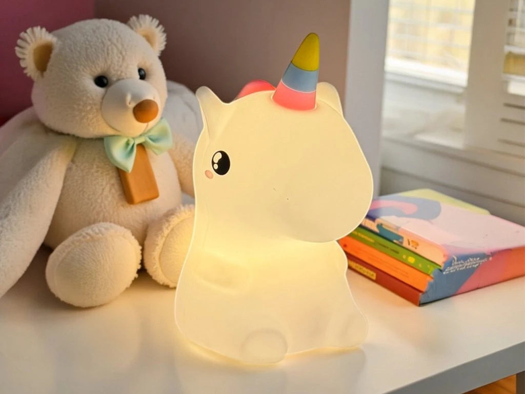UNICORNIO LUZ TACTIL 16 CM