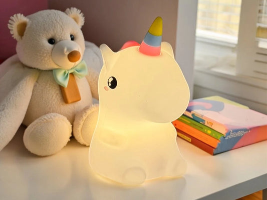 UNICORNIO LUZ TACTIL 16 CM