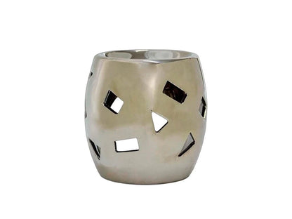 Hornillo cromado calado 10 cm