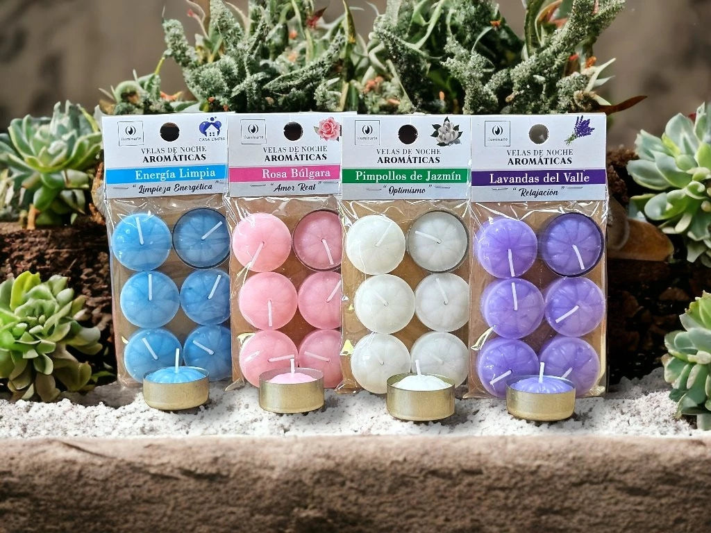 Velas de Noche x6 Aromática Colgable