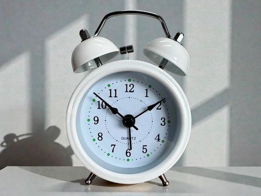 RELOJ DESPERTADOR DOBLE CAMPANA 12CM
