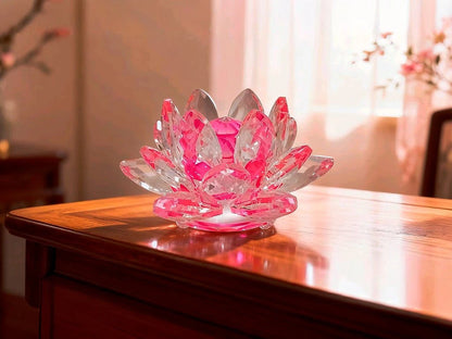 Flor de Loto Color Vidrio Grande