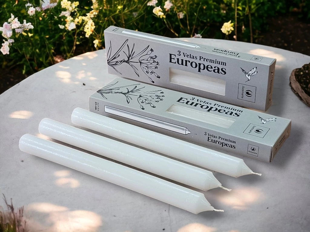 Velas Europeas Neutras X3