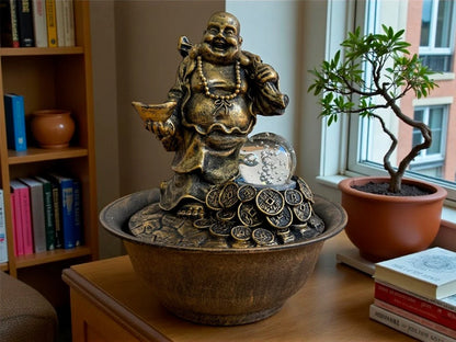 Fuente Buda Riqueza 25cm
