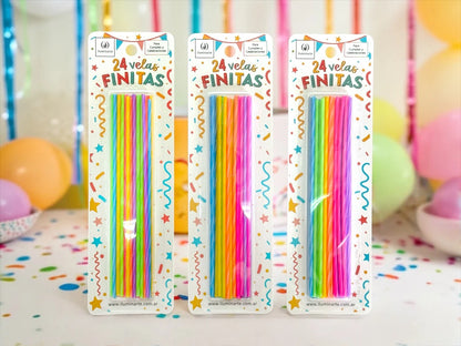 Velas Varitas Multicolor