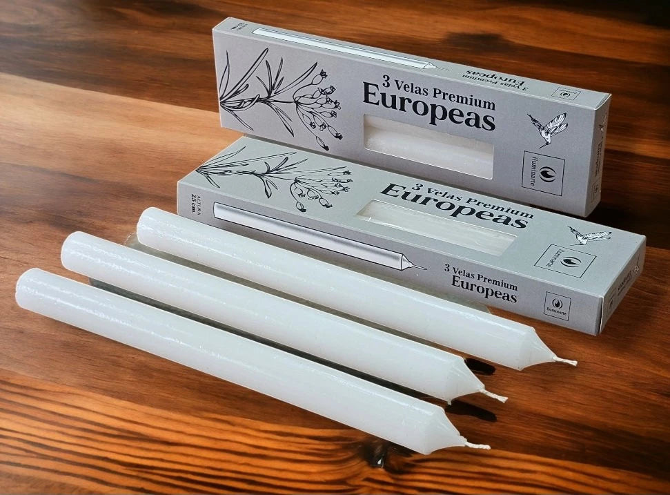 Velas Europeas Neutras X3
