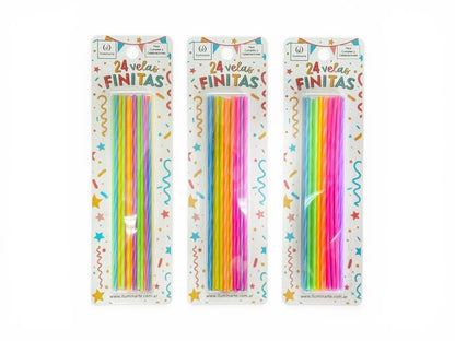 Velas Varitas Multicolor